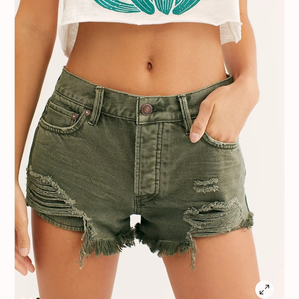 Sage Good Vibrations free people shorts